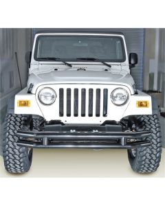 Rugged Ridge 3in Double Tube Bumper 76-06 Jeep CJ / Jeep Wrangler - 11560.02