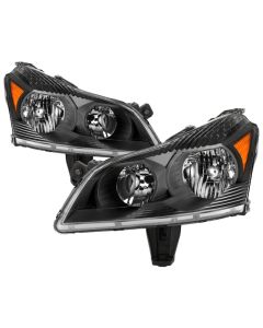 xTune 09-12 Chevrolet Traverse (Excl LTZ) OEM Style Headlights - Black (HD-JH-CTRA09-AM-BK) - 9042539