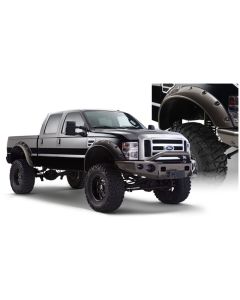 Bushwacker 08-10 Ford F-250 Super Duty Cutout Style Flares 2pc - Black - 20047-02