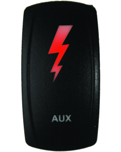 DragonFire Racing Lighted Switch Aux On/Off Red Led - 522629