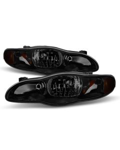 Xtune Chevy Monte Carlo 00-05 OEM Style Headlights Black Smoked HD-JH-CMC00-AM-BSM - 9028939