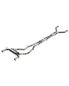 Borla 23-24 Nissan Z 2.5in S-Type Cat Back Exhaust 4.5in Tip - Stainless Steel Tips - 140929