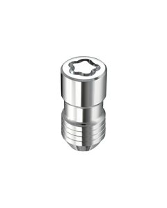 McGard Wheel Lock Nut Set - 4pk. (Cone Seat) M14X1.5 / 21mm & 22mm Dual Hex / 1.639in. L - Chrome - 24215