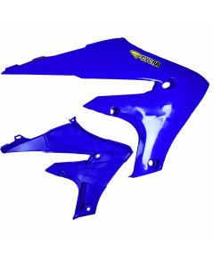 Cycra 20+ Yamaha WR250F Powerflow Radiator Shrouds - OEM Blue - 1CYC-1784-62
