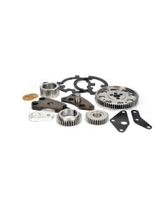 COMP Cams GM LS Gear Drive Timing Set, Right Hand Side, Fits LS Race Block, Billet Steel Gears, Black Finish, 1:1 Gear Ratio - 5494