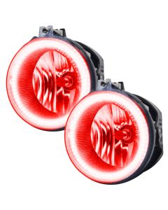 Oracle Dodge Challenger 08-14 LED Waterproof Fog Halo Kit - Red - 1253-003
