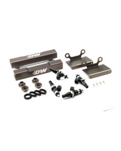 DeatschWerks 04-06 Subaru STI/LGT Side Feed to Top Feed Fuel Rail Conv Kit w/ 1500cc Injectors - 6-101-1500