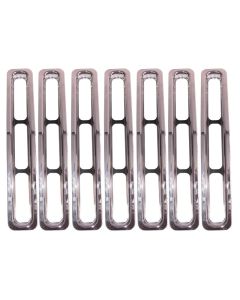 Rugged Ridge Grille Inserts Chrome 87-95 Jeep Wrangler YJ - 11306.01