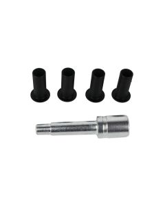 Kentrol Jeep CJ/ YJ/ TJ Door Hinge Liner - Textured Black - 70005