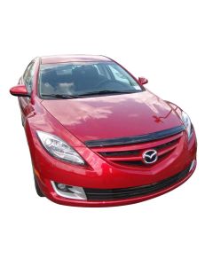 AVS 09-12 Mazda 6 Carflector Low Profile Hood Shield - Smoke - 20659