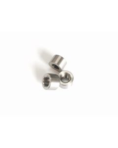 Ticon Industries 1/8in NPT Titanium Sensor Bung 1.5in to 5in Tubing - Coped End - 104-00400-6000