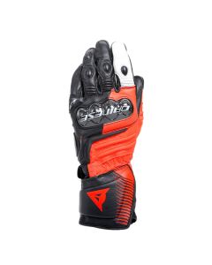 Dainese Carbon 4 Long Leather Gloves Black/Fluorescent-Red/White - 3XL - 201815957-W12-XXXL