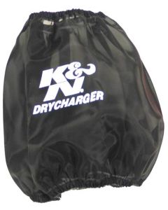 K&N Round Tapered Air Filter Wrap Black 7.5in Base ID / 4.5in Top ID / 6in Height - RF-1048DK