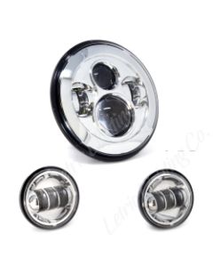Letric Lighting 7in Led Hdlght W/Pass Lmps Chr - LLC-LHK-7C