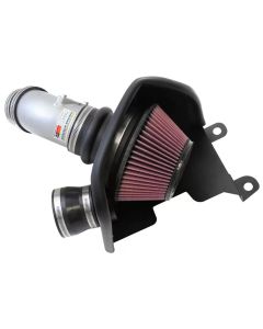 K&N 12 Honda Civic Si 2.4L L4 Silver Typhoon Intake - 69-1019TS