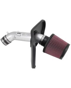 K&N 2013-14 Honda Accord 2.4L L4 69 Series Typhoon Air Intake System - Silver Cold Air Intake Kit - 69-1213TS