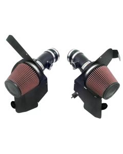 K&N 06-07 BMW M5 5.0L Flat Black Typhoon Short Ram Intake - 69-2003TFK