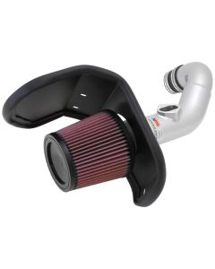 K&N 12 Chevy Sonic 1.4L Silver Typhoon Performance Intake - 69-4524TS