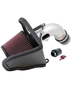 K&N 12 Chevy Sonic 1.8L Silver Typhoon Cold Air Intake - 69-4525TS