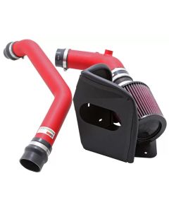 K&N 08-09 Mitsubishi Evo X Wrinkle Red Typhoon Short Ram Intake - 69-6546TWR