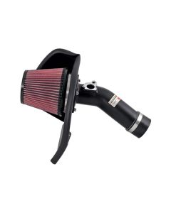 K&N 08-11 WRX/STi Black Typhoon Short Ram Intake - 69-8004TTK
