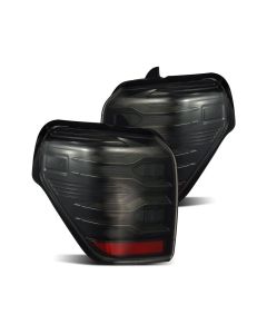 AlphaRex 10-21 Toyota 4Runner LUXX LED Taillights Alpha Blk w/Activ Light/Seq Signal - 690030