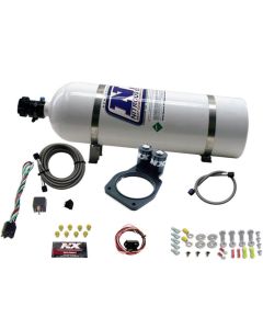 Nitrous Express 10-15 Chevrolet Camaro Nitrous Plate Kit (50-150HP) w/15lb Bottle - 20931-15