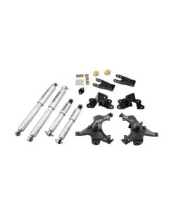 Belltech 2inch Front 4inch Rear Lowering Kit w/ SP Shocks Chevrolet Silverado | GMC Sierra C1500 Std Cab 1988-1991- BELL-695SP