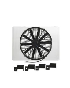 Mishimoto 63-66 Chevrolet/GM C/K Truck Performance Aluminum Fan Shroud w/Fan Controller - MMFS-CK-63K