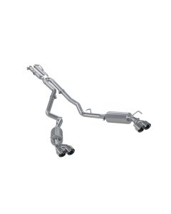 MBRP Aluminized Steel Catback 2.5" Dual Rear Quad Tips Ford Explorer ST | Explorer Platinum | Lincol - S5205AL