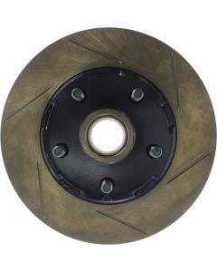 StopTech 64-67 Ford Mustang Cryo Slotted Front Left Sport Brake Rotor - 126.61053CSL