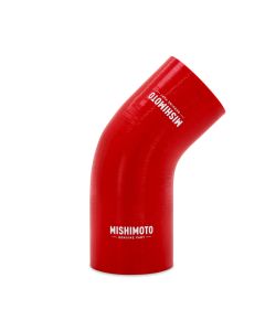 Mishimoto Silicone Reducer Coupler 45 Degree 2.25in to 2.5in - Red - MMCP-R45-22525RD