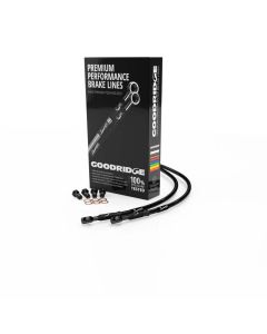 Goodridge 2008 Yamaha YZFR6 Front Brake Line Kit - Black - YA2878-2FPBK