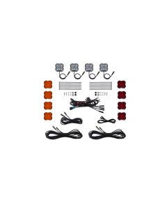 Diode Dynamics Single-Color Rock Light Installer Kit (4-pack) - DD7738