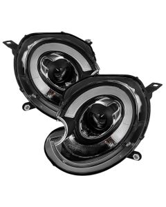 Spyder Mini Cooper 2010-2012 Projector Headlights Xenon/HID Model- DRL Blk PRO-YD-MC07-HID-DRL-BK - 5080615
