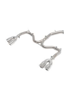 aFe 22-24 Kia Forte GT 1.6L 3in-2.5in 304 Stainless Steel Axle-Back Exhaust w/ Polished Tips - 49-37039-P