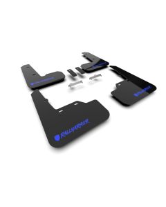 Rally Armor 22-25 Subaru WRX Black UR Mud Flap Altered Font Blue Logo - MF92-UR-BLK/BL-X
