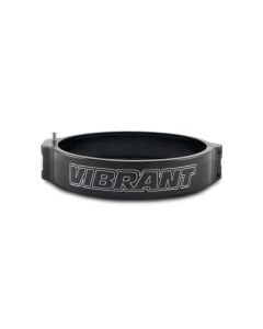 Vibrant 5in O.D. Aluminized HD 2.0 Clamp - Anodized Black (Clamp Only) - 32540