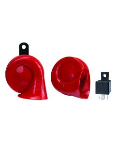 Hella Twin Trumpet Horn Kit 12V 400/500Hz (007424804 = 007424801) - 007424801