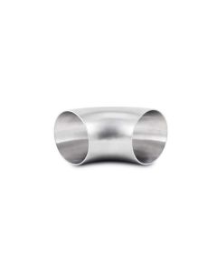 Vibrant 4.0in OD T304 SS 90 Deg Mandrel Bend Elbow (4.0in Centerline Radius) - 13316