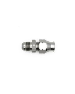 DeatschWerks 6AN Male Flare to 5/16in Hardline Compression Adapter (Incl. 1 Olive Insert) - 6-02-0108