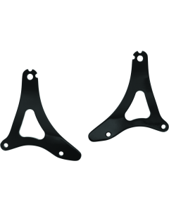 Kuryakyn Fixed Mounts Multi-Purpose Driver & Passenger Backrest 14-22 Touring Models Black - 7087
