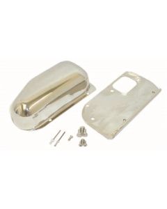Rugged Ridge 76-86 Jeep CJ Stainless Steel Wiper Motor Cover Kit - 11122.02