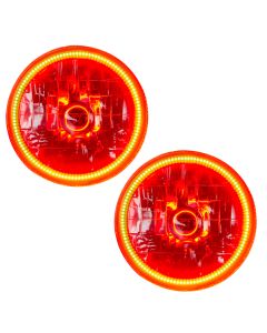 Oracle Lighting 97-06 Jeep Wrangler TJ Pre-Assembled LED Halo Headlights -Amber - 7081-005