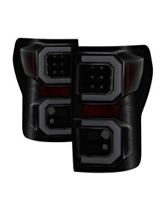 Spyder 07-13 Toyota Tundra V2 Light Bar LED Tail Lights - Smoke ALT-YD-TTU07V2-LB-BSM - 5085443