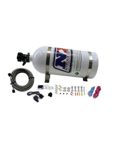 Nitrous Express 8 Cyl Nozzle System Complete (Incl 10lb Bottle Brackets Feedline & Elec) - 13395