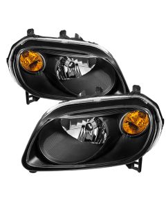 Xtune Chevy Hhr 2006-2011 Crystal Headlights Black HD-JH-CHHR06-BK - 9023828
