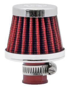 K&N 2in Base OD x .375in Flange ID x 1.75in H Rubber Base Crankcase Vent Filter - 62-1600RD