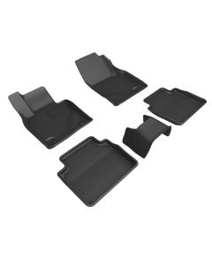 3D Maxpider 2023+ Mazda Cx-50 Kagu Floor Mat- Black R1 R2 - L1MZ08101509