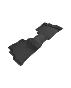 3D MAXpider 2017-2020 Mazda CX-5 Kagu 2nd Row Floormats - Black - L1MZ05821509